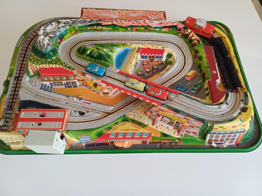 Een zeldzame Technofix Auto trein speelgoed set., Ophalen