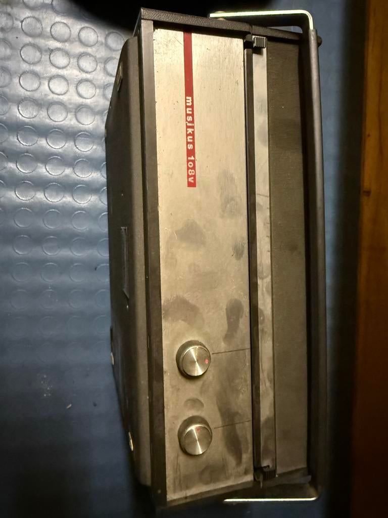 Vintage Telefunken Musikus 108V Draagbare Platenspeler Jaren, Ophalen of Verzenden, Gebruikt, Platenspeler, Overige merken