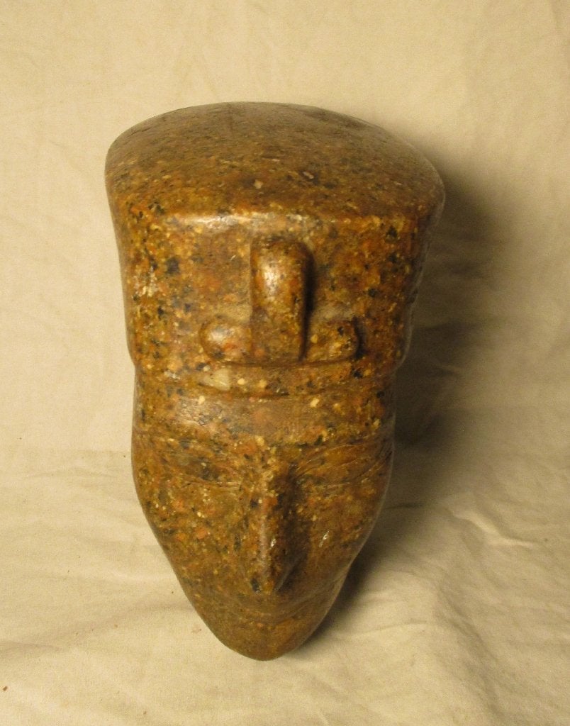 antiek buste beeld farao Egypte van steen, Ophalen of Verzenden
