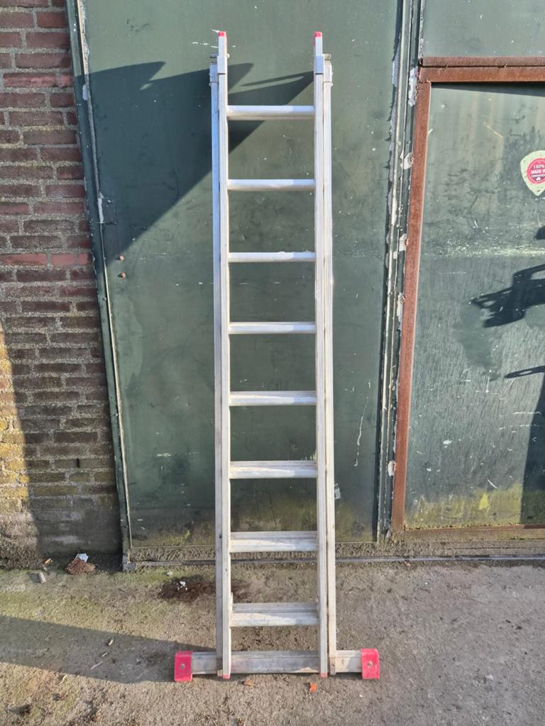 Diverse ladders te koop, hout en aluminium,
zie omschrijving, Ophalen