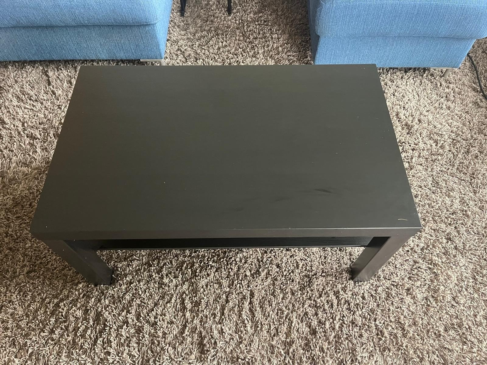 Salontafel, tafel met 4 stoelen & tv meubel, Ophalen, Gebruikt, 100 tot 150 cm, 50 tot 100 cm