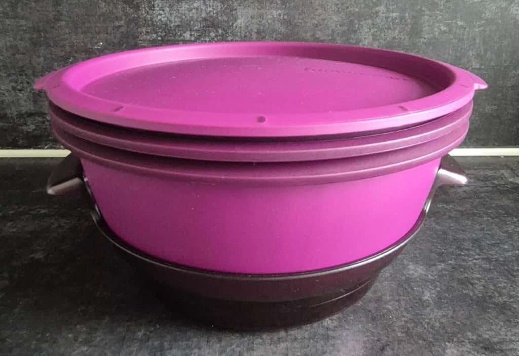 Tupperware Microgourmet 4-delig Paars NIEUW, Paars, Overige typen, Nieuw, Ophalen of Verzenden