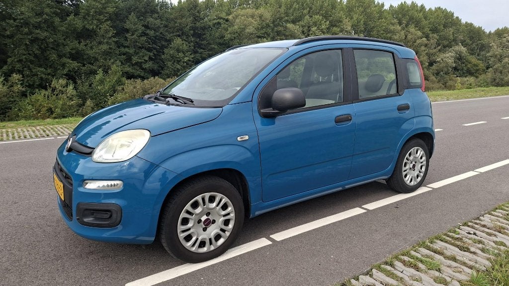 Heerlijk rijdende Fiat Panda TwinAir Turbo met Airco., Voorwielaandrijving, Stof, 40 €/maand, Beige