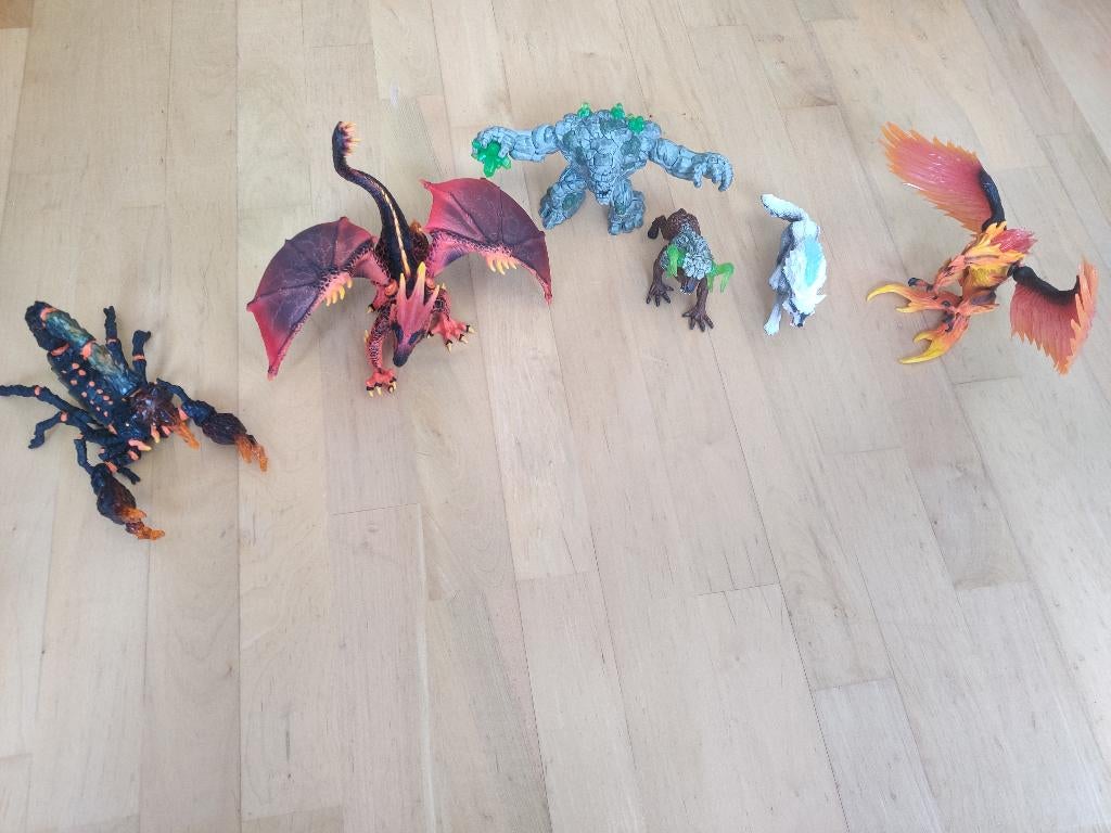 Schleich draken en monsters (Eldrador / fantasy figuren), Ophalen, Gebruikt