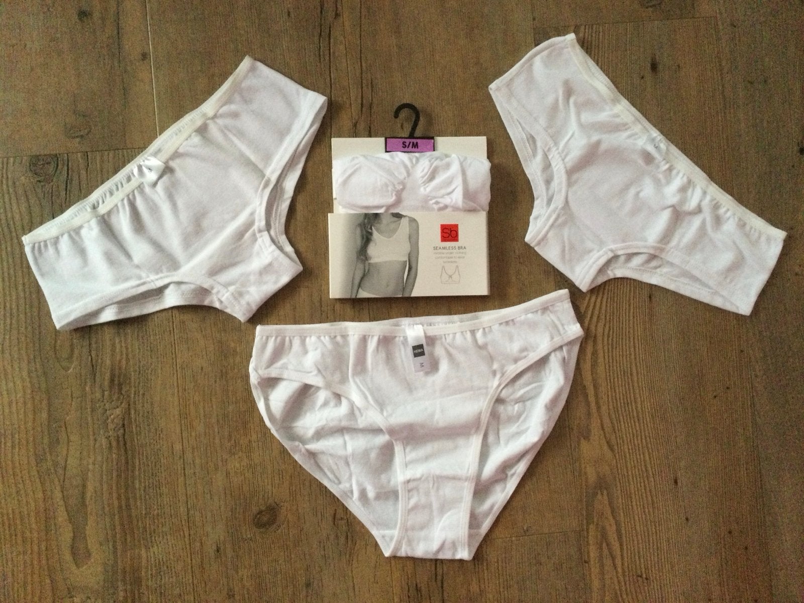 Nieuw wit dames ondergoed set maat M (BH S/M), Ophalen of Verzenden, Wit, Setje