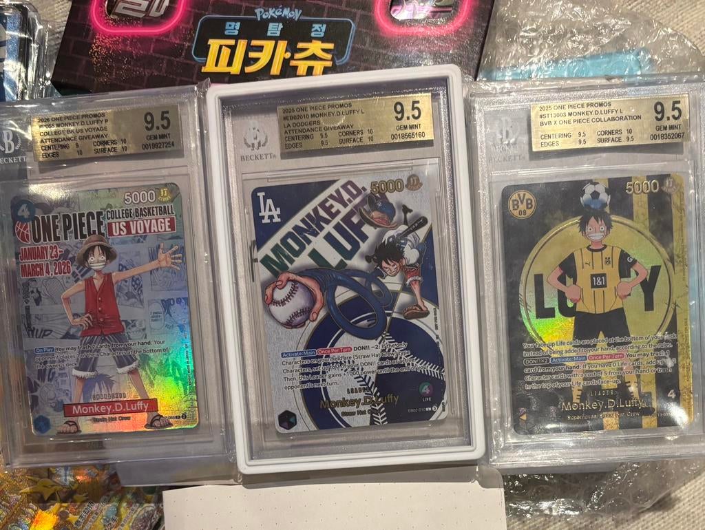 Luffy LA dodgers , BVB , and US basketball, Ophalen of Verzenden, Zo goed als nieuw
