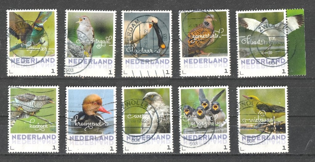 Vogels in Nederland 39 zegels, Ophalen of Verzenden, Nederland