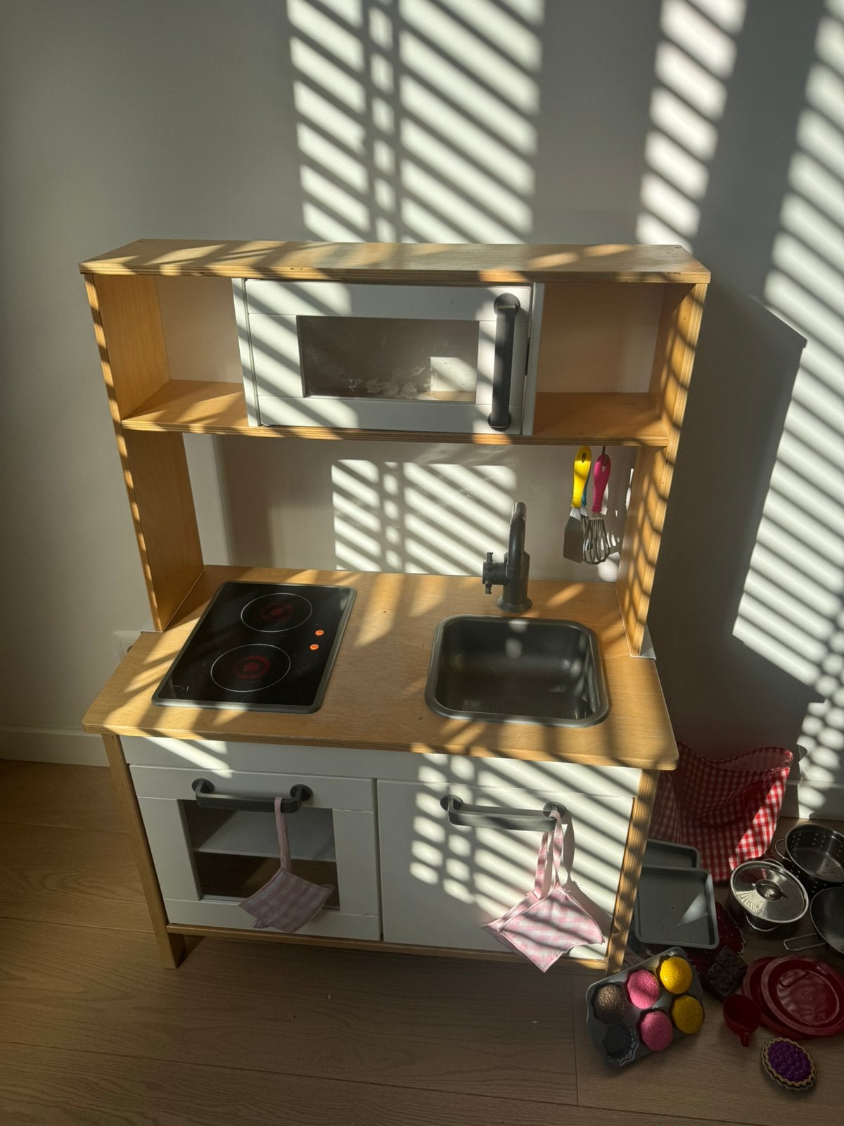 Ikea speelkeuken speelgoed keuken met allerlei accesoires, Ophalen, Gebruikt