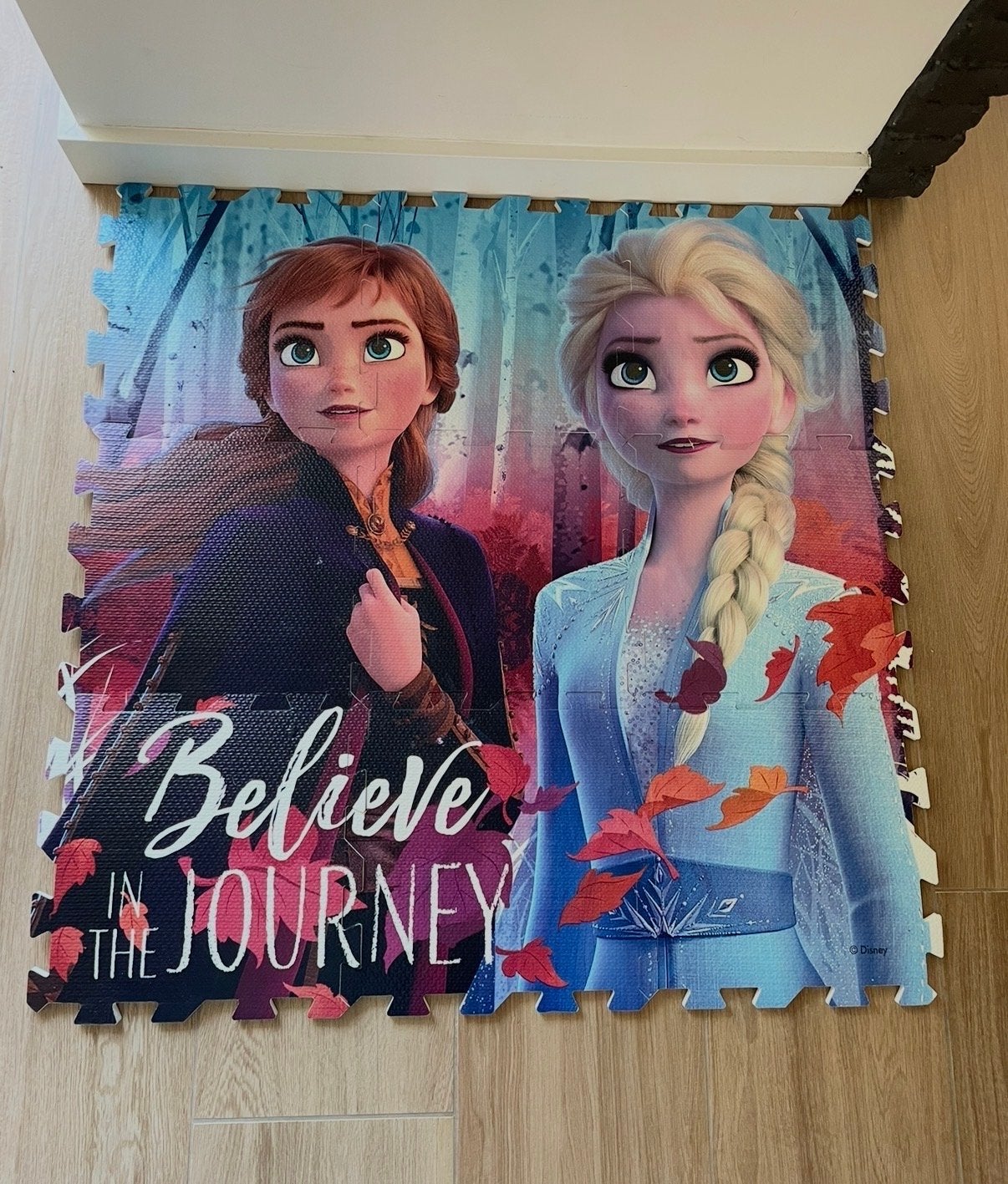Frozen vloerpuzzel - Anna en Elsa speelmat, Kinderen en Baby's, Speelgoed | Kinderpuzzels, Ophalen of Verzenden, Minder dan 10 stukjes