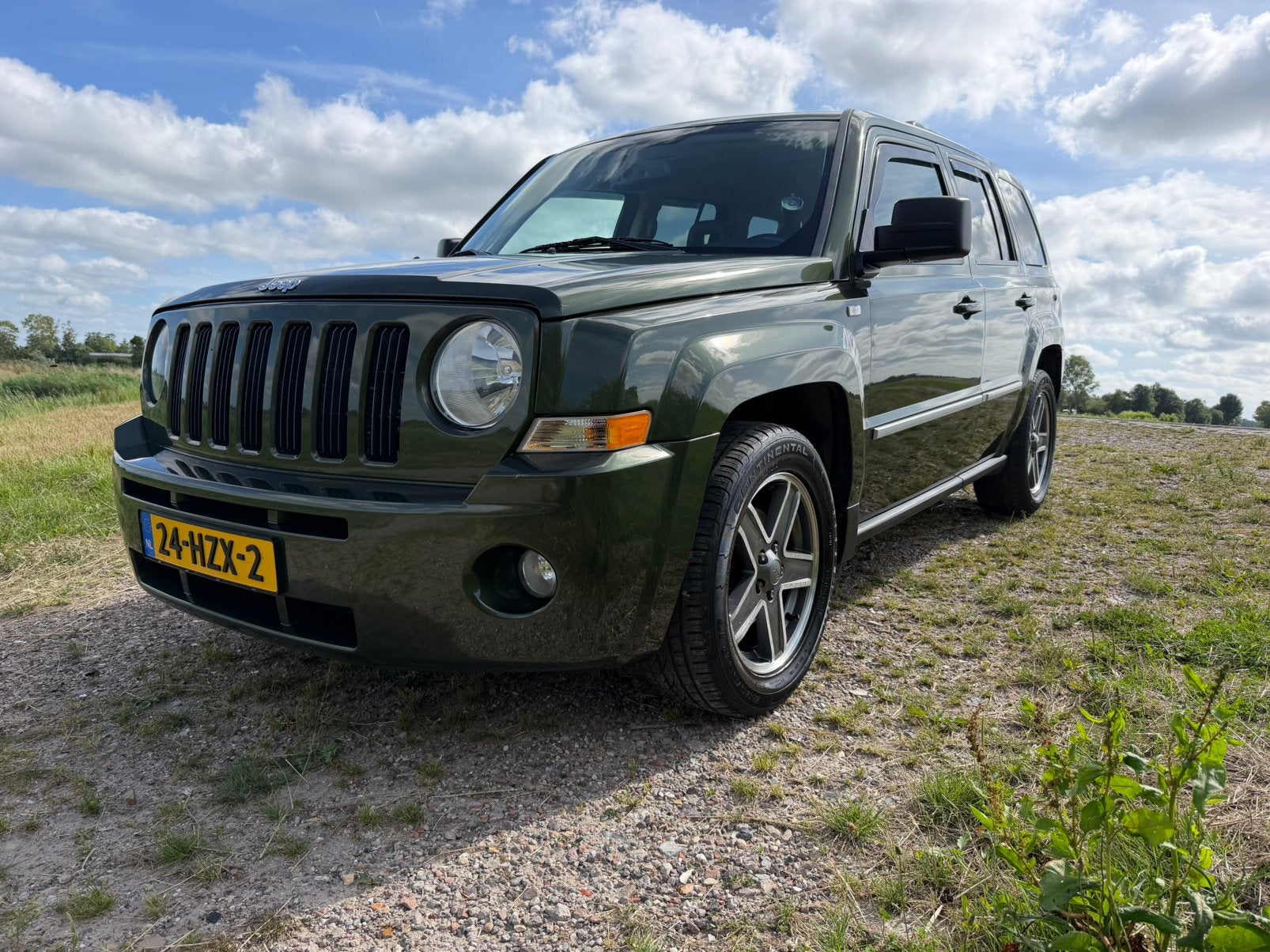 Jeep patriot limited aut 2.4, Auto's, Jeep, Particulier, Patriot, Benzine, SUV of Terreinwagen, Automaat, Groen, Beige, Leder