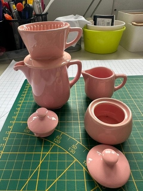 Melitta-kinderservies, Ophalen