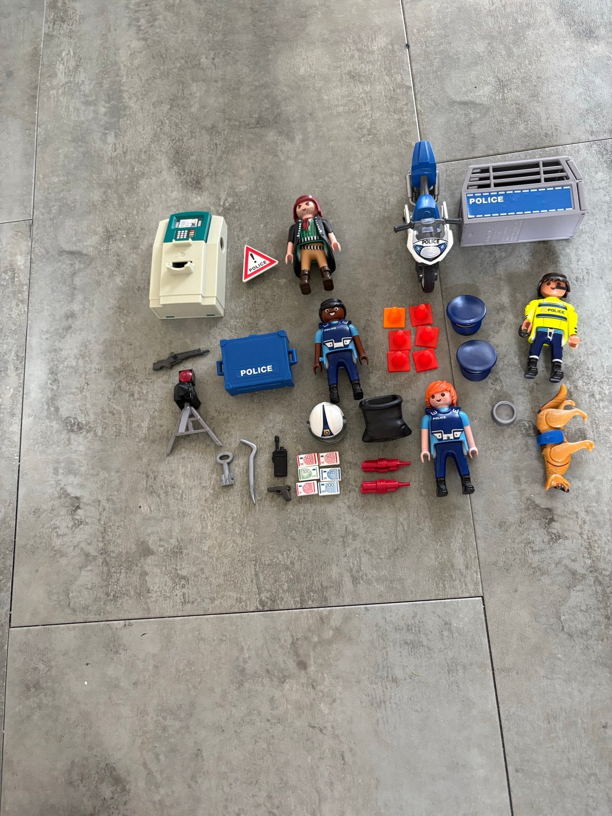 Playmobil City Action Politie Set met Figuren en Voertuigen, Ophalen, Gebruikt, Complete set, City action