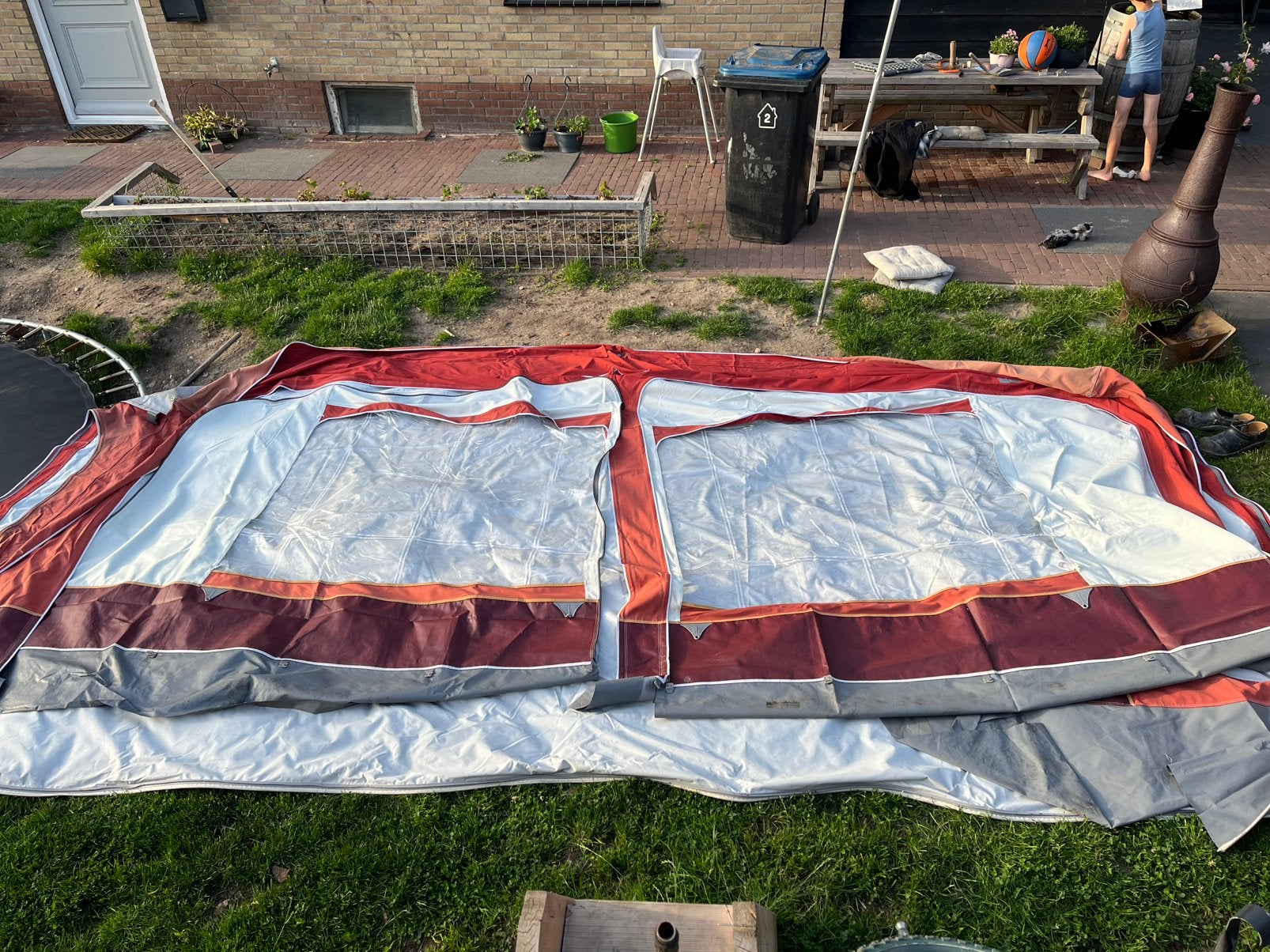 Dorema voortent maat 12 / 925-950 cm, Ophalen, Gebruikt, Dorema