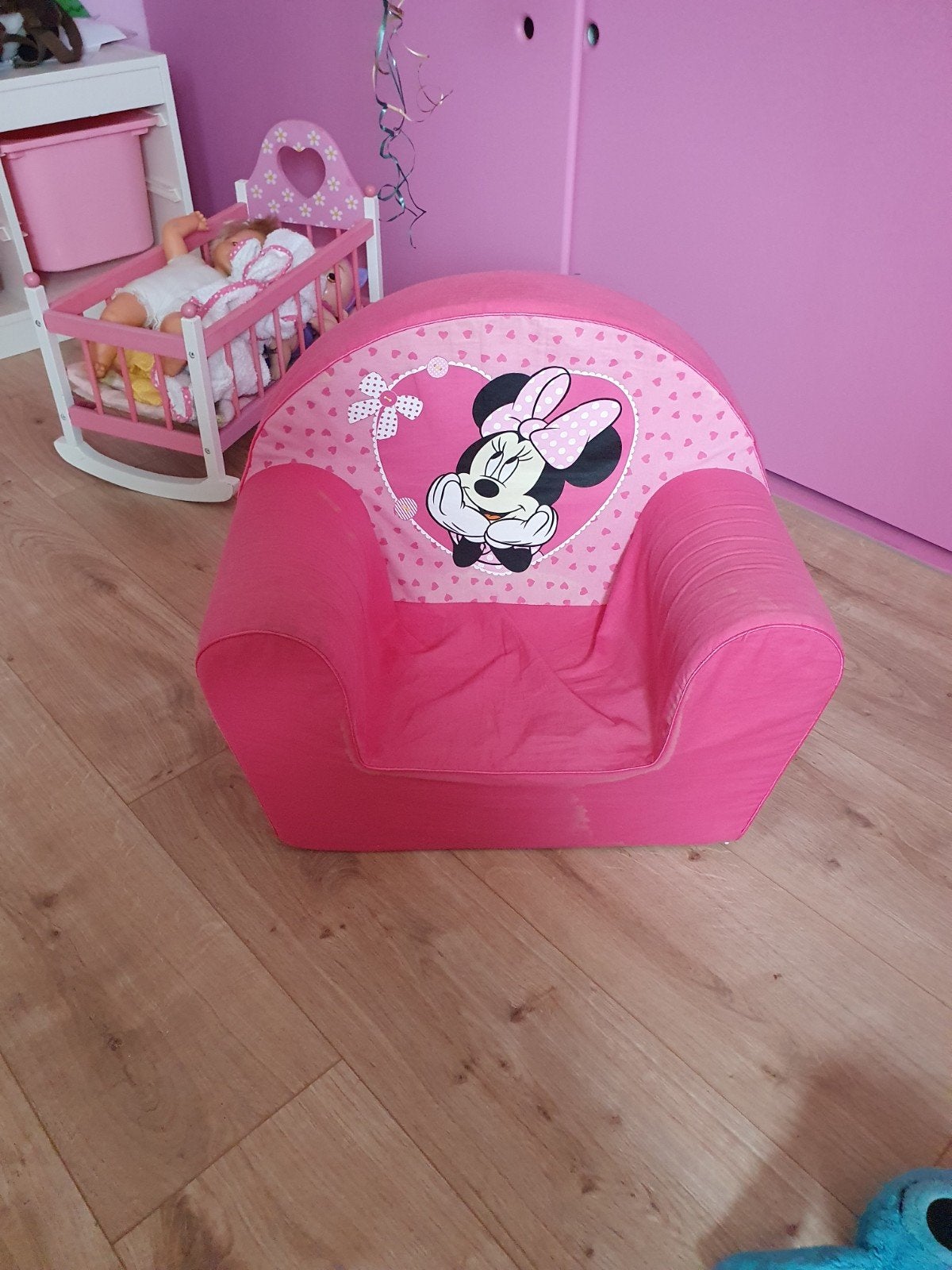 Minnie Mouse stoeltje/fauteuil - Gratis af te halen, Kinderen en Baby's, Ophalen, Gebruikt, Stoel