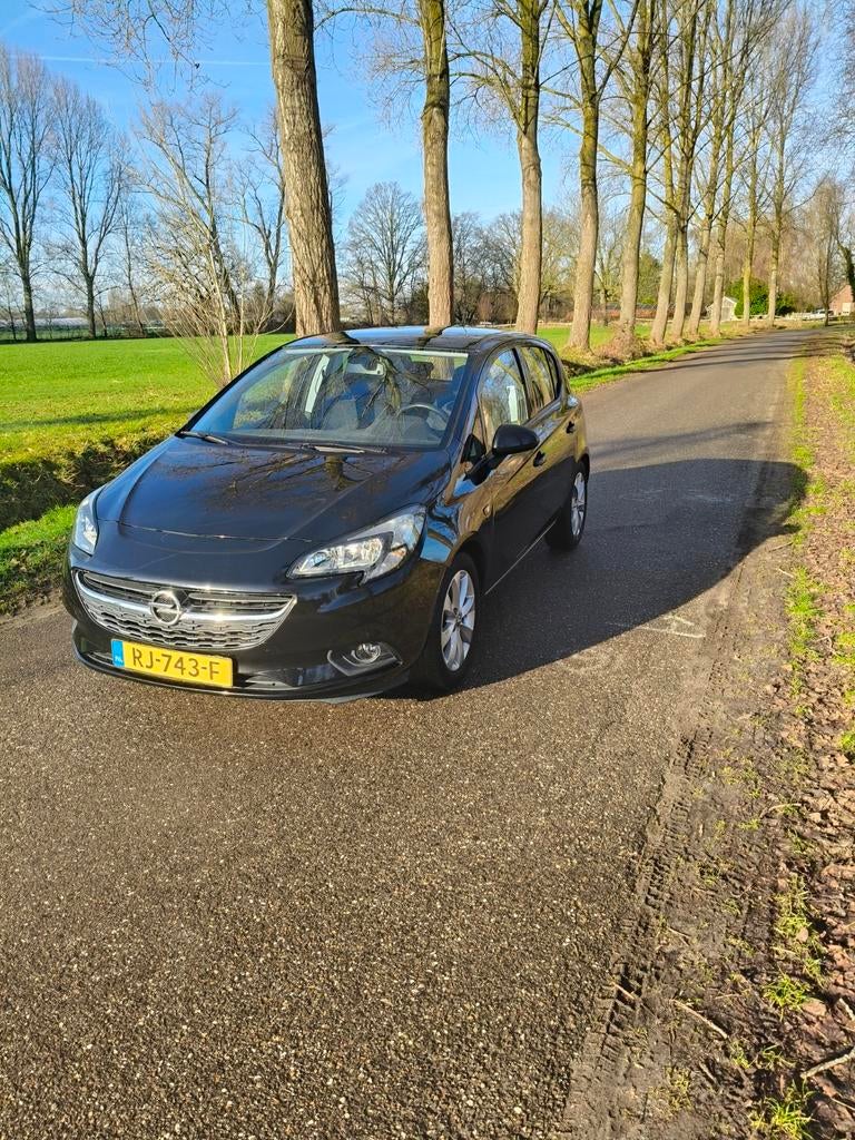 Opel Corsa 1.4 66KW/90PK 5D 2017 Zwart, Auto's, Voorwielaandrijving, 1063 kg, 4 cilinders, Origineel Nederlands