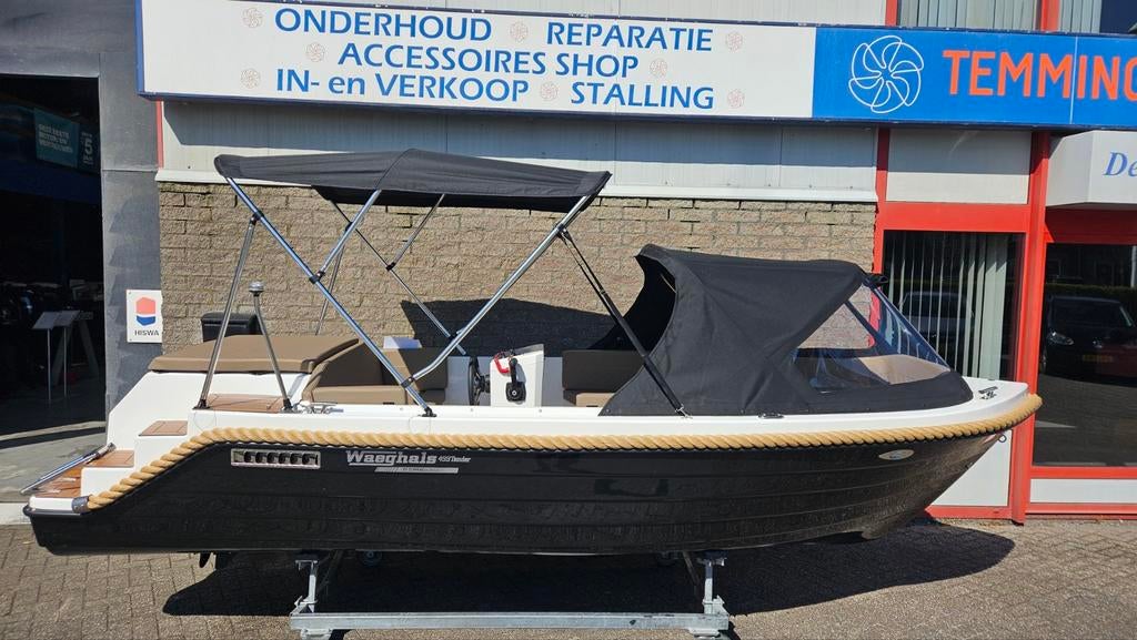 Waeghals 499 Tender sloep, Watersport en Boten, Nieuw, Ophalen of Verzenden, Buitenboordmotor, Polyester