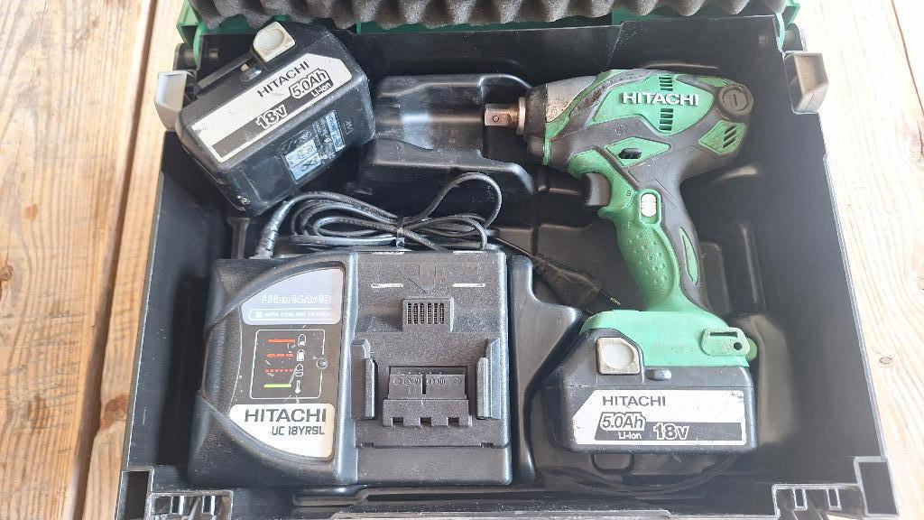 Hitachi Hikoki W18DSDL Accu Slagmoersleutel slagmoermachine, Auto diversen, Autogereedschap, ., Ophalen of Verzenden, Zo goed als nieuw