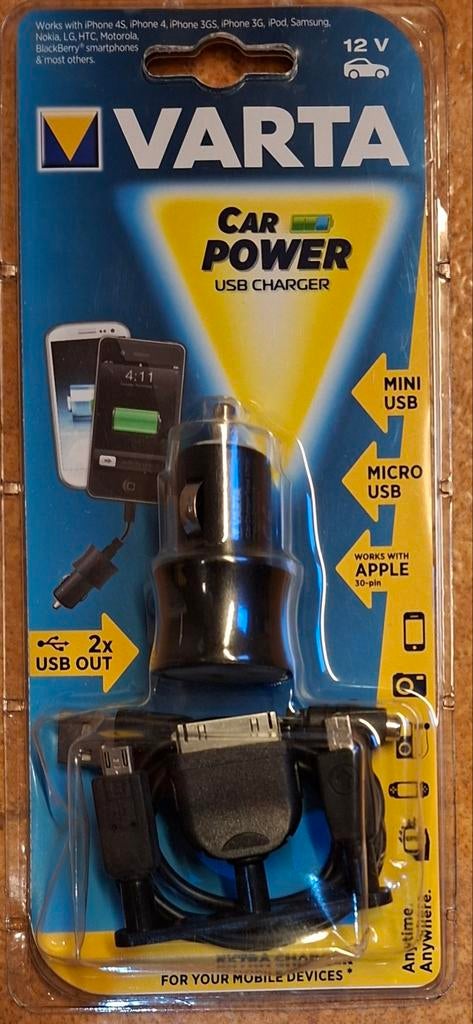 USB oplaadset voor aansteker aansluitng, Ophalen of Verzenden, Nieuw