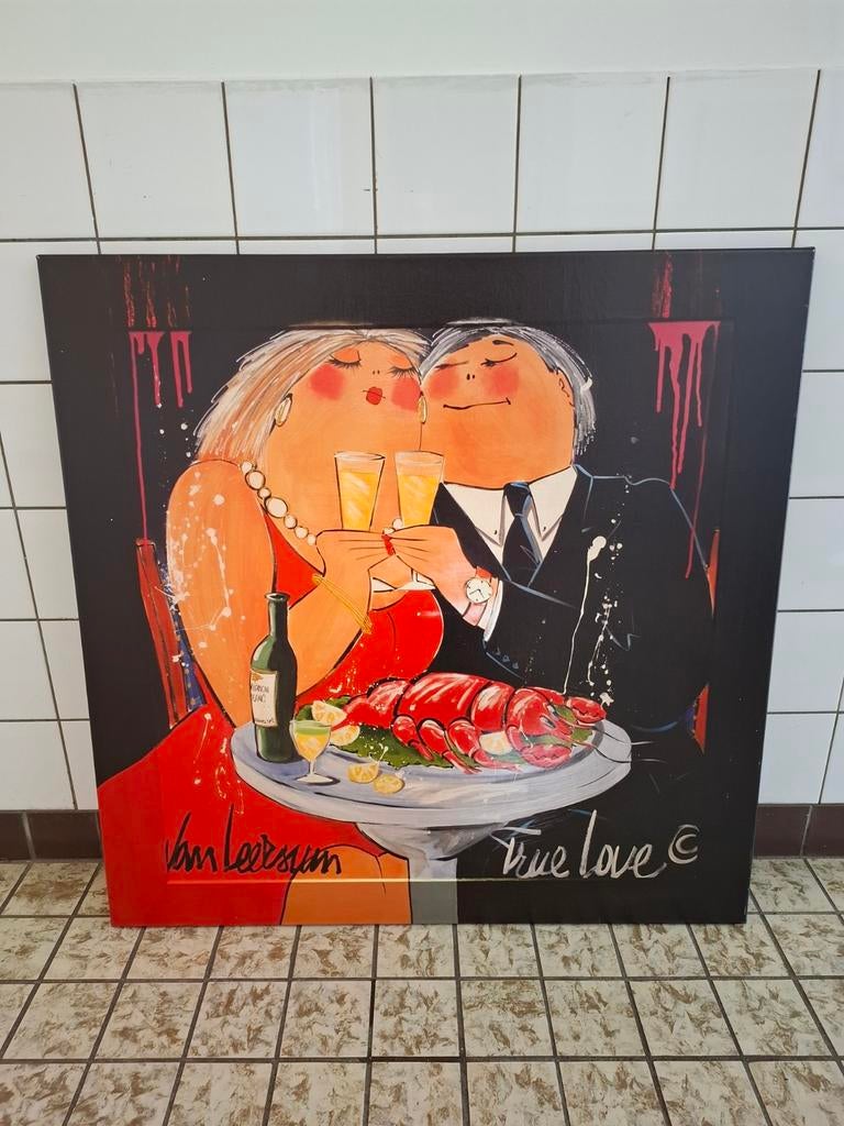 Groot schilderij van Leersum, Ophalen