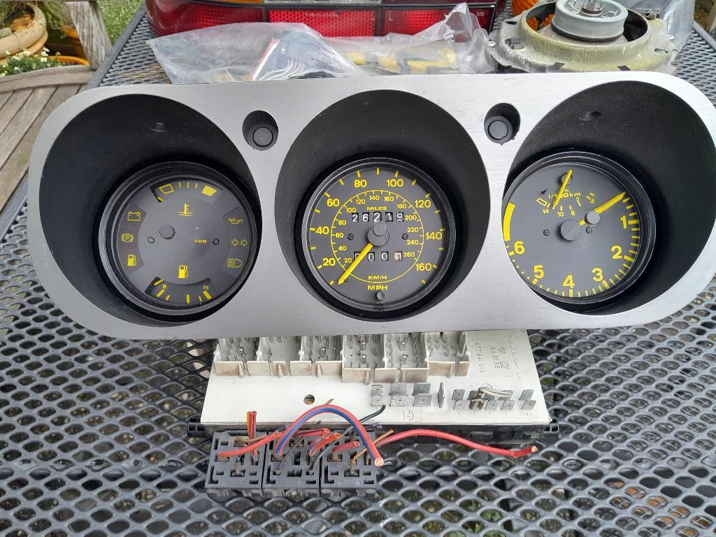 Dash board meters Porsche 924/924S/ 944, Auto-onderdelen, Ophalen of Verzenden, Gebruikt, Porsche