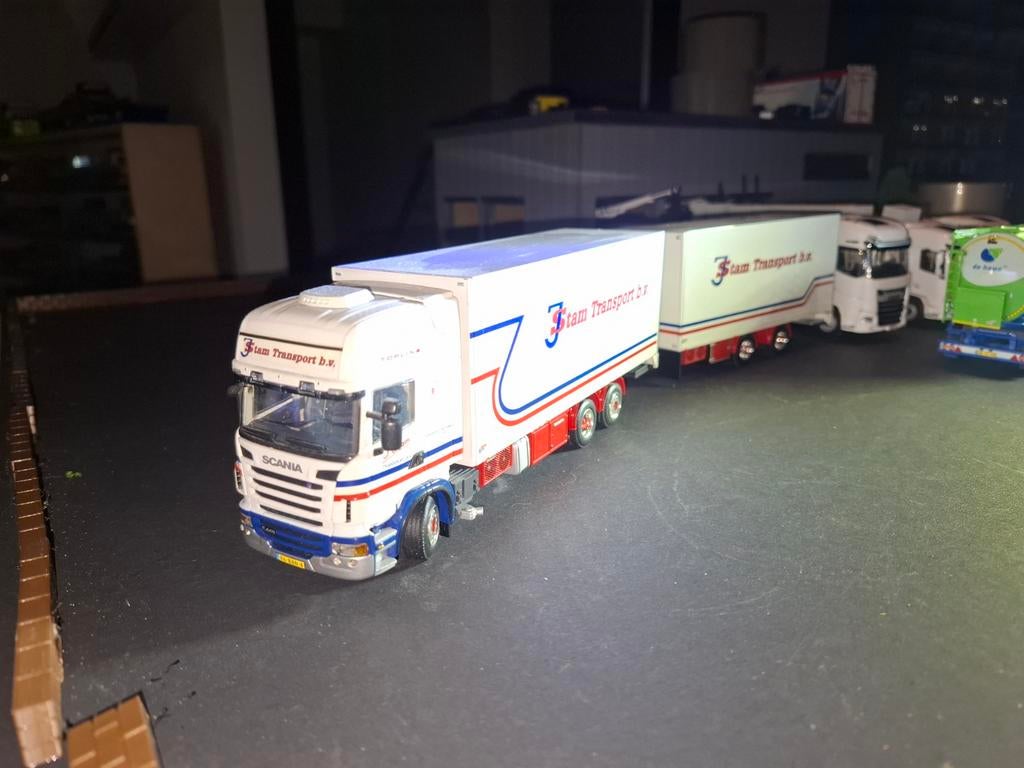 Scania stam, Hobby en Vrije tijd, Modelauto's | 1:50, Ophalen of Verzenden, Zo goed als nieuw, Bus of Vrachtwagen, Wsi