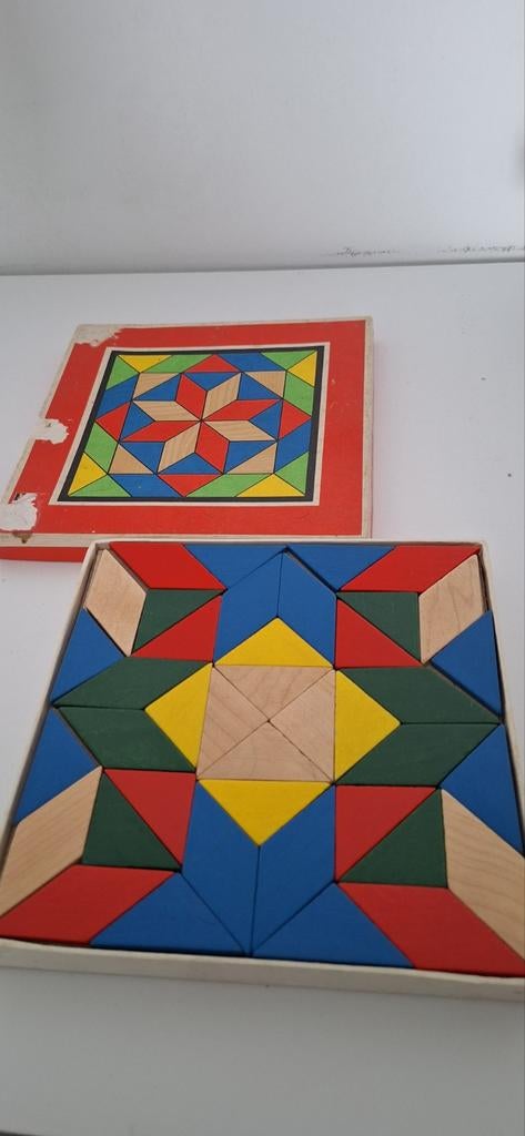 Oude figuur puzzel hout, Antiek en Kunst, Antiek | Speelgoed, Ophalen of Verzenden