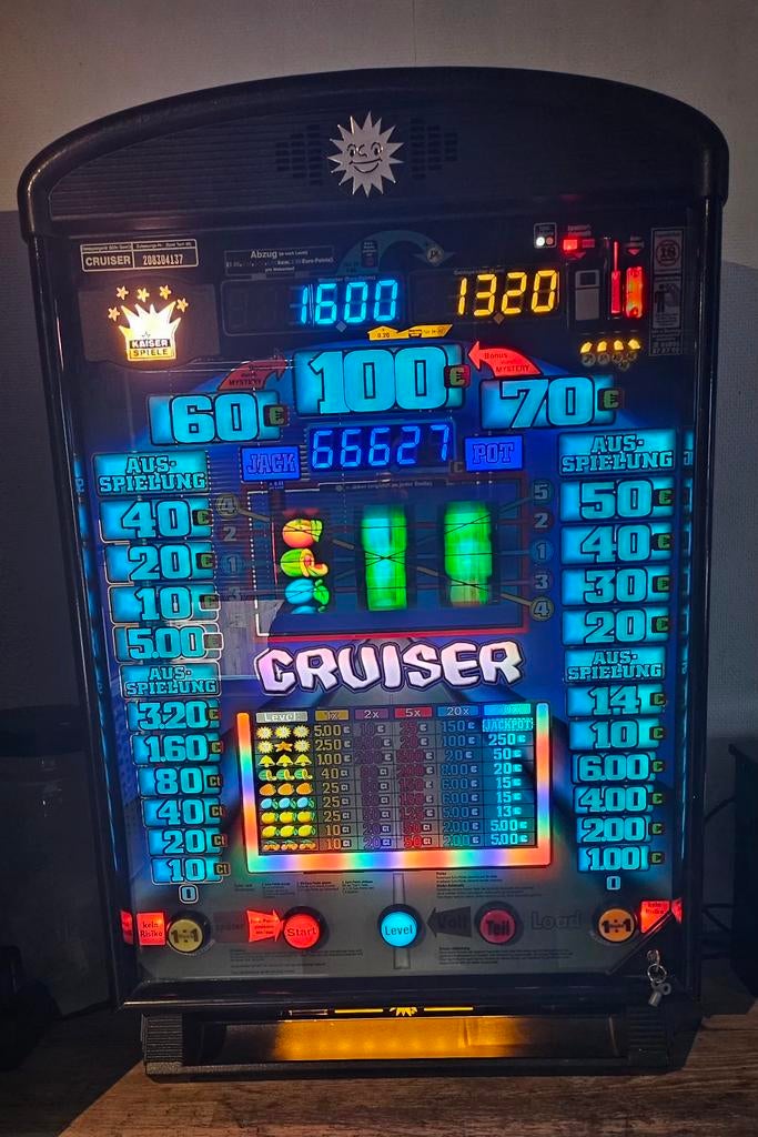 Cruiser gokkast ruilen, Verzamelen, Automaten | Gokkasten en Fruitautomaten, Ophalen of Verzenden, Gebruikt