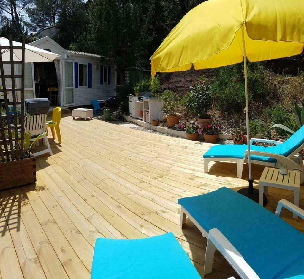 Heerlijke stacaravans op 5* campings in Frejus., Wasmachine, Aan zee, Recreatiepark