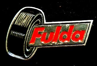 Fulda speld- rood zwart, Verzamelen, Ophalen of Verzenden, Nieuw, Transport, Speldje of Pin