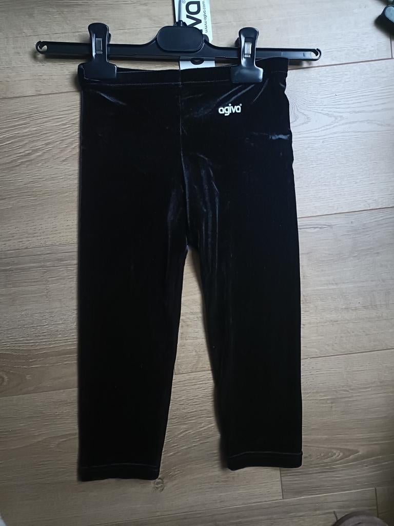 Agiva turnbroek gym gymnastics  3/4 broek velours broek, Ophalen of Verzenden, Nieuw