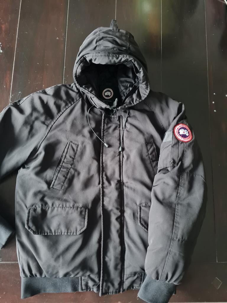 ZGAN ORIGINEEL CANADA GOOSE JACKET SIZE MEDIUM, Kleding | Heren, Jassen | Winter, Maat 48/50 (M), Zwart, Canada Goose, Ophalen of Verzenden