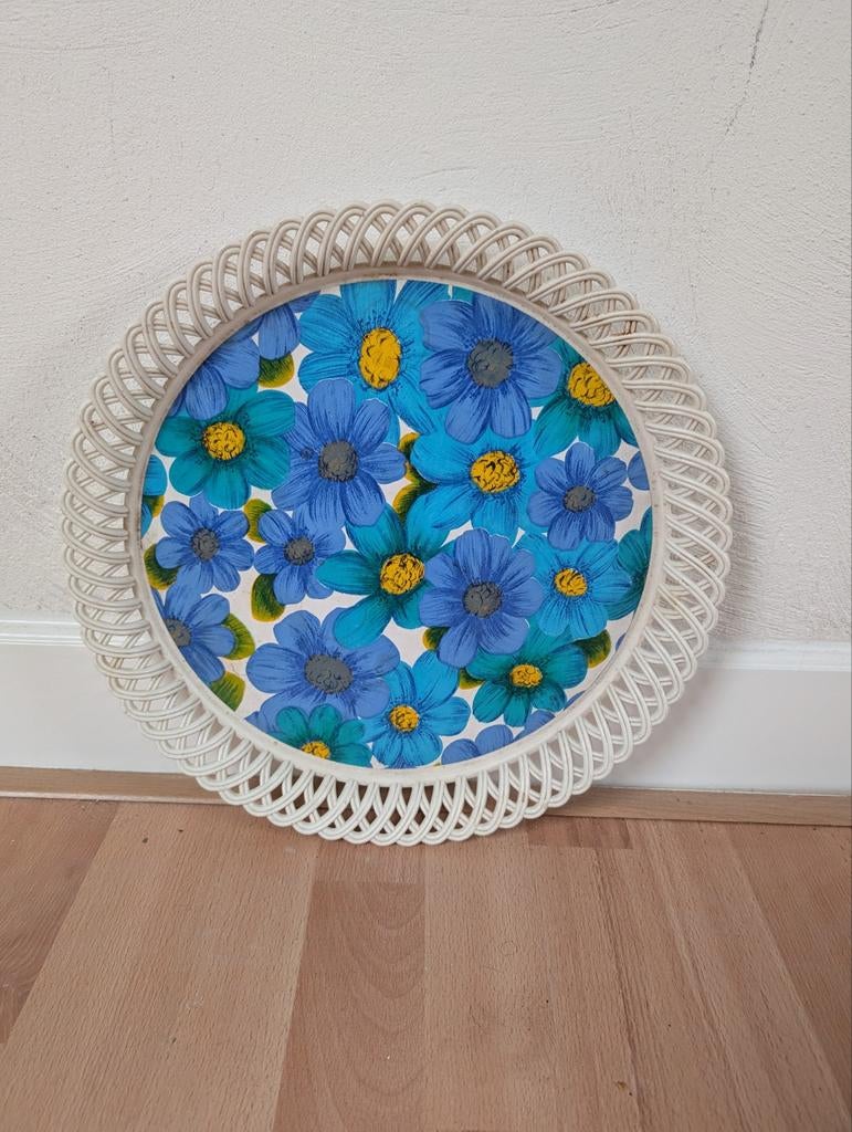 vintage Dialene Better Maid dienblad met bloemen jaren 60, Ophalen of Verzenden
