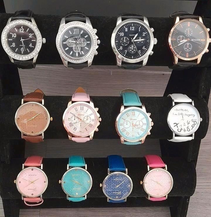 BULK VERKOOP: 80 DAMES & HEREN HORLOGES, MAAR €3,50 PER STUK, Verzamelen, Ophalen of Verzenden, Nieuw