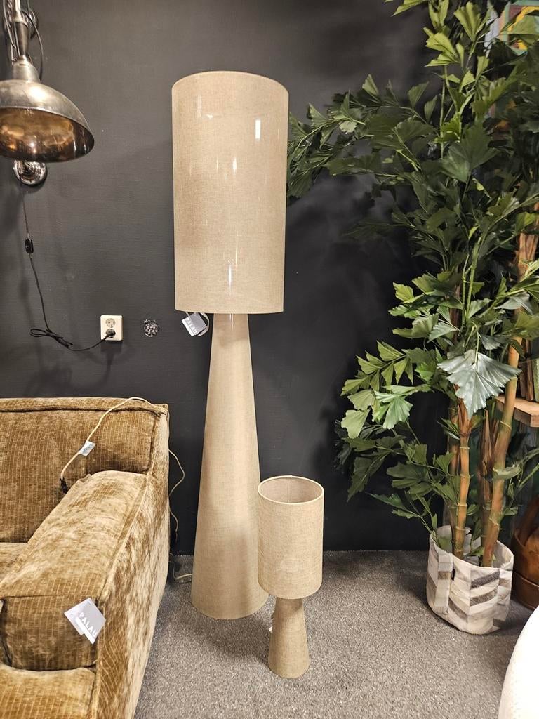 Vloerlamp tafellamp Micky goud, Huis en Inrichting, Lampen | Vloerlampen, Zo goed als nieuw, 150 tot 200 cm, Ophalen of Verzenden
