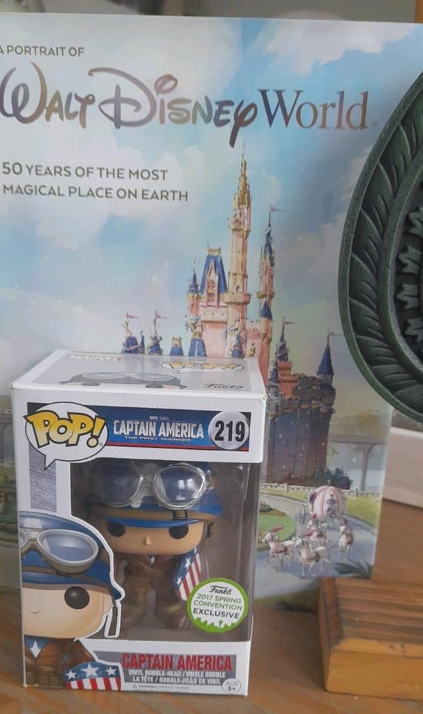 Funko Pop: Captain America 219, Spring Convention 2017 excl., Verzamelen, Ophalen of Verzenden, Nieuw