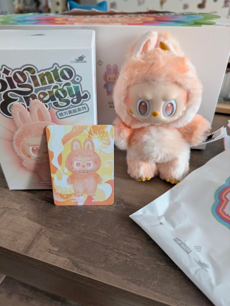 Labubu Happiness, Ophalen of Verzenden, Nieuw, Knuffel of Figuurtje