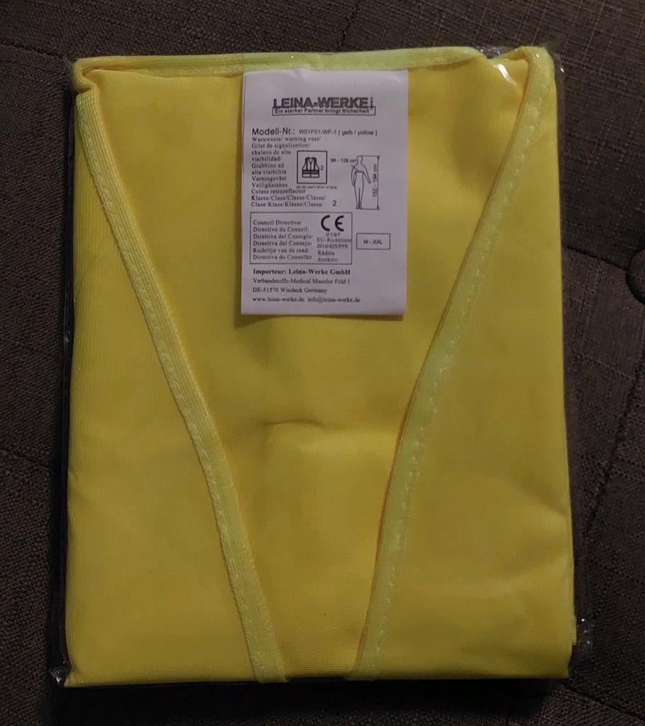Veiligheidshesje maat M-XXL (officieel goedgekeurd)   NIEUW, Auto diversen, Auto-accessoires, Ophalen of Verzenden, Nieuw