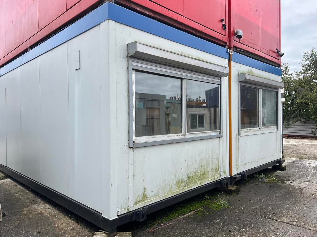 Kantoorunit 6x6 meter met keuken en toilet, Zakelijke goederen, Machines en Bouw | Keten en Containers, Ophalen