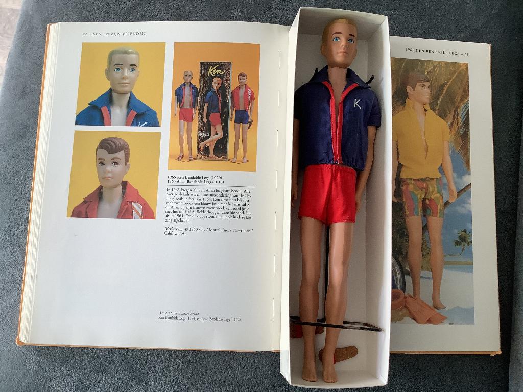 PRACHTIGE BL KEN MET KLEDINGSET VINTAGE, Verzamelen, Poppen, Gebruikt, Pop, Verzenden