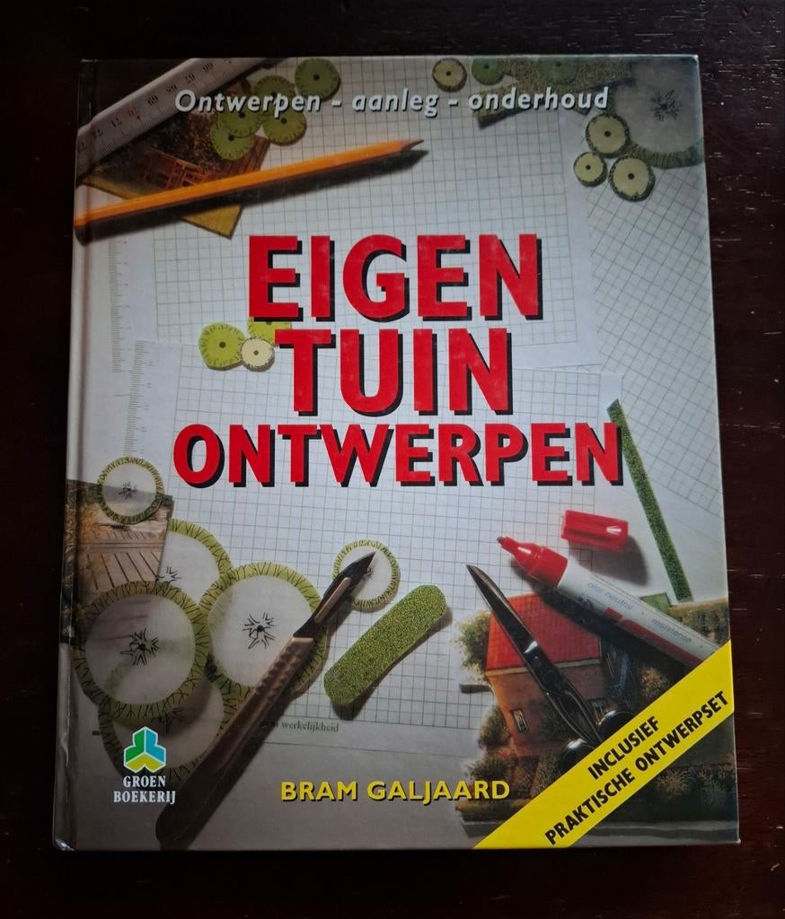 Twee tuinontwerp boeken Bram Galjaard / Wim Oudshoorn, Ophalen of Verzenden, Zo goed als nieuw, Overige onderwerpen, Bram Galjaard