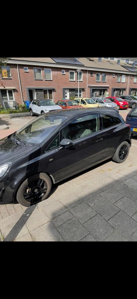 Opel Corsa 1.3 Cdti 70KW 3D 2012 Zwart, Auto's, Voorwielaandrijving, 1063 kg, Zwart, Particulier