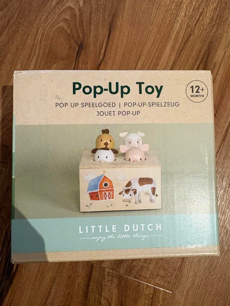 Little dutch pop up dieren, Kinderen en Baby's, Speelgoed | Babyspeelgoed, Ophalen of Verzenden, Nieuw, Overige typen, Met geluid