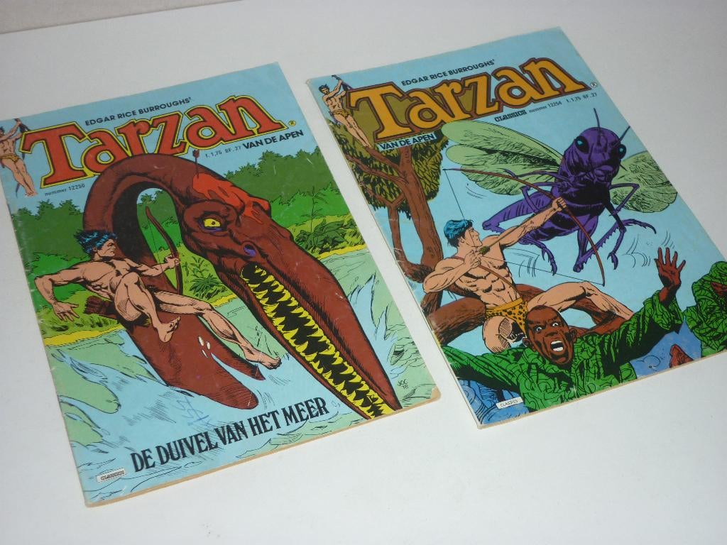 (comic) Junior Press:2x TARZAN classics, Meerdere comics, Ophalen of Verzenden, Gelezen, Europa