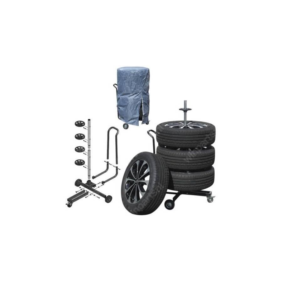 Velgenboom | velgenstandaard XL, verrijdbaar + hoes. Nieuw!, Auto diversen, Velgenbomen, Verzenden, Nieuw