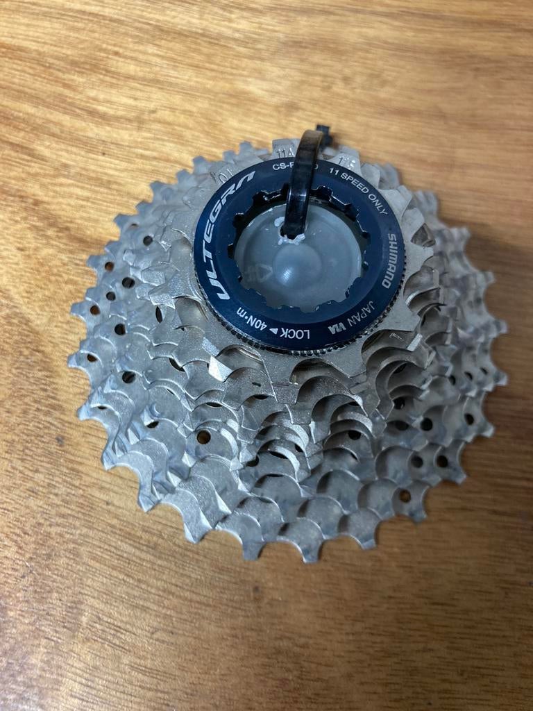 Shimano Ultegra cassette 11 speed 11-25, Ophalen of Verzenden, Gebruikt, Derailleur of Ketting, Shimano