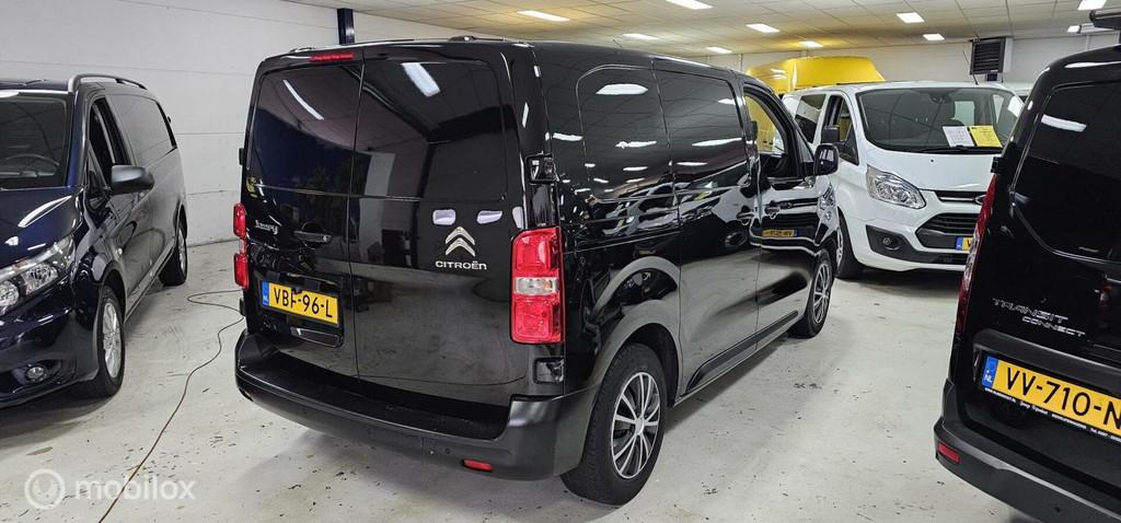 Citroen Jumpy 1.6 BlueHDI Airco Cruise Radio 3pers Euro 6, Auto's, Euro 6, Citroën, Zwart, Origineel Nederlands