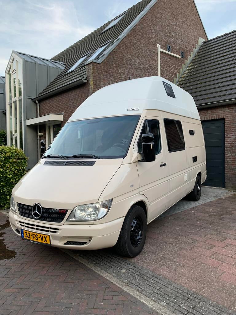 Camper - Mercedes Sprinter 308CDI, Caravans en Kamperen, Campers, Buscamper of Camperbus, Tot en met 2, Mercedes-Benz, Particulier