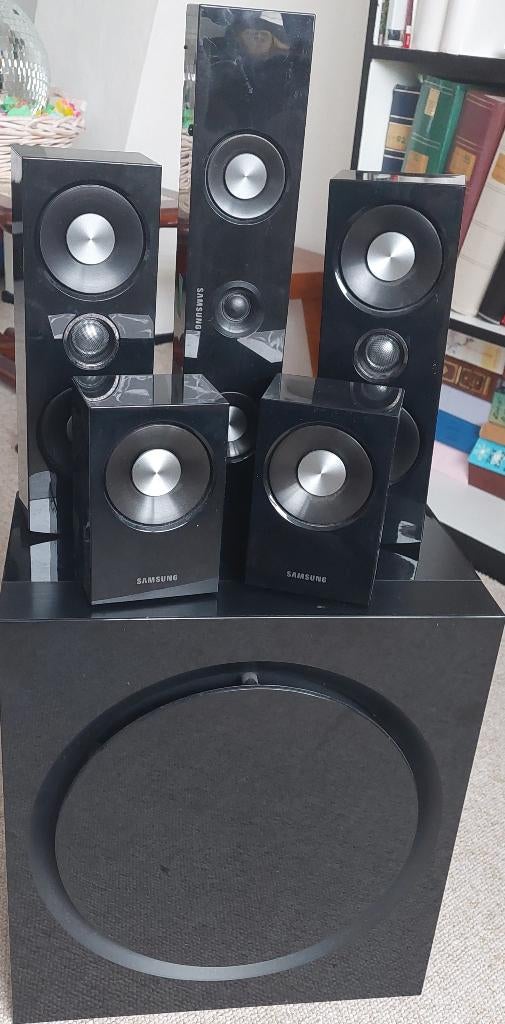 Samsung 5.1 luidsprekers uit een home-cinema set, Zo goed als nieuw, 60 tot 120 watt, Complete surroundset, Ophalen