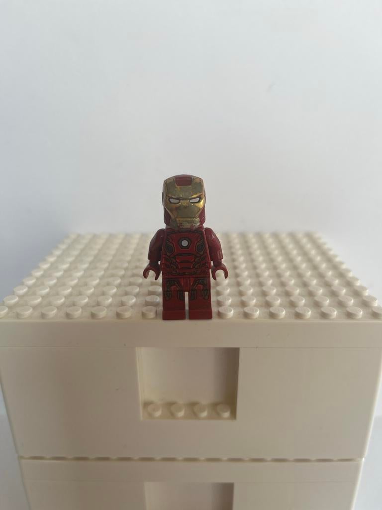 LEGO Marvel Iron Man Minifiguur - Mark 45, Ophalen of Verzenden, Gebruikt, Losse stenen, Lego