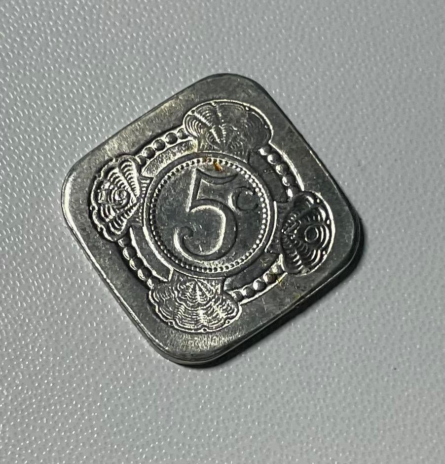 5 cent Nederland 35 jaar vrij 1945-1980, Postzegels en Munten, Munten | Nederland, Ophalen of Verzenden, Koningin Juliana